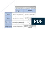 Formato Cuadro de Mando Integral