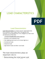 Load Characteristics Classification