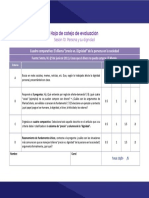 Hoja de Cotejo de Evaluación PDF