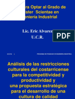 Tesis Restricciones Culturales Del Costarricense