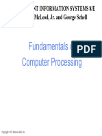 Fundamentals of Computer Processing: Management Information Systems 8/E Raymond Mcleod, Jr. and George Schell