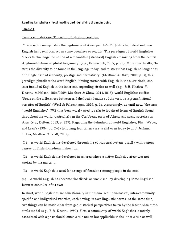 Understanding World Englishes Paradigm | PDF | English Language | Science