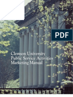 Clemson University Public Service Activities Marketing Manual