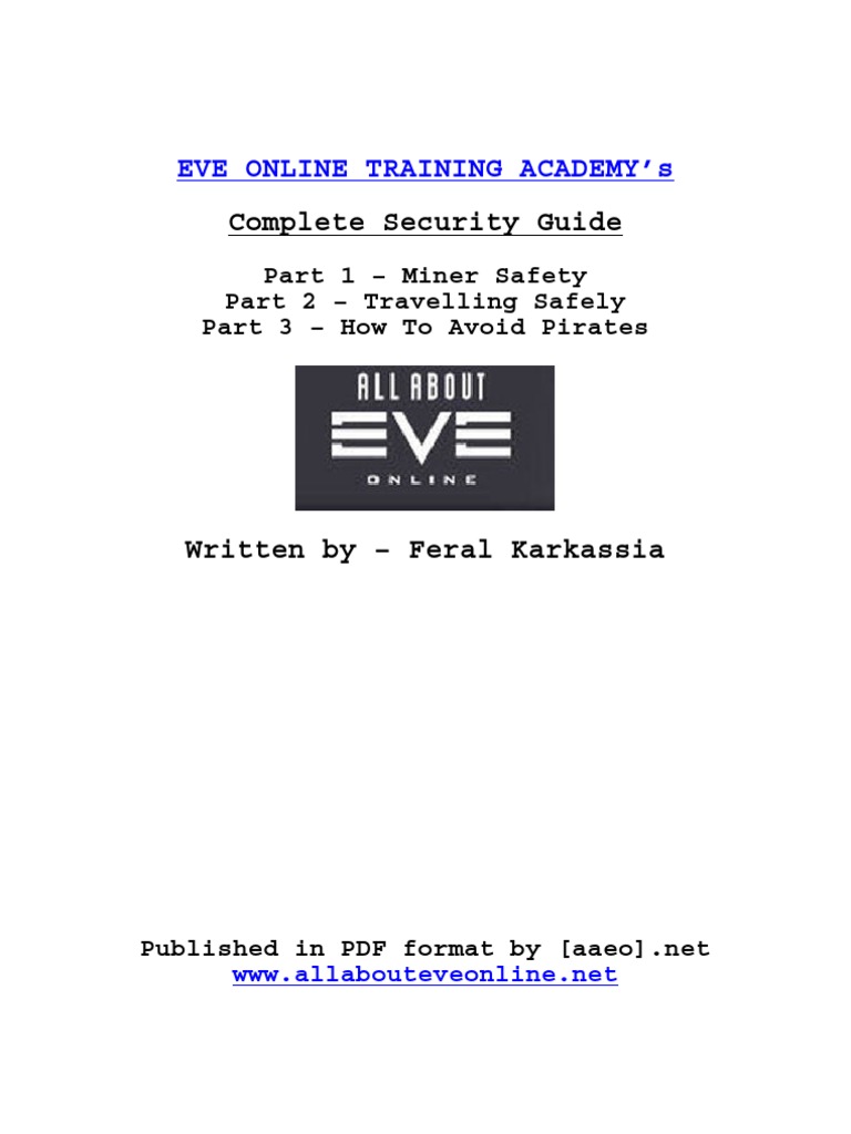 EVE Online Security Guide for Miners | PDF