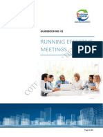 Guidance No 1 - Running Effective Meetings - Issue 1