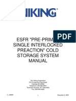 Esfr "Pre-Primed Single Interlocked Preaction" Cold Storage System Manual