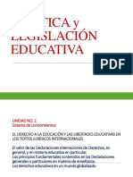 TEMA 2. EL DERECHO A LA EDUCACIÓN Y LAS LIBERTADES EDUCATIVAS EN LOS TEXTOS JURÍDICOS INTERNACIONALES