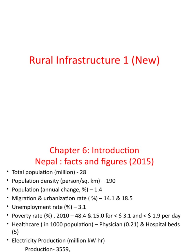 Rural Infrastructure Development in Nepal | PDF | Cattle | Thermoregulation