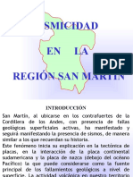 Sismicidad en la region San Martín 1