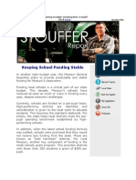 This week's Stouffer Report - Keeping School Funding Stable