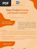 Milk Quality Testing Methods Guide | PDF | Dairy | Milk