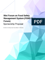 Mini Forum On Food Safety Management System (FSMS Mini Forum)