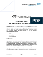 Openeyes V1.0 An Introduction For New Users