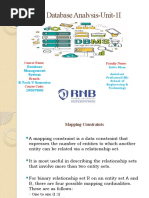 Database Analysis-Unit-1I: Course Name: Faculty Name