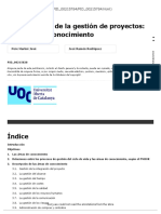 MODULO 2 Componentes de La Gestión de Proyectos - Las Áreas de Conocimiento