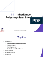 JEDI Slides-Intro1-Chapter11-Inheritance, Polymorphism, Interfaces