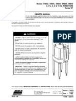 Models 84803, 84804, 84806, 84808, 86810 3, 4 / 6, 8 & 10 In. Airmotors Series "B" Owners Manual