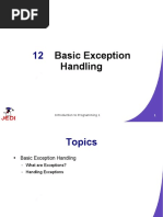 JEDI Slides-Intro1-Chapter12-Basic Exception Handling