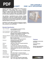 Ex D Floodlight: Atex Category 2 Zone 1 and 21 Applications