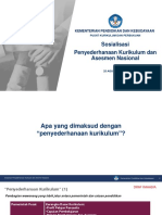 Sosialisasi Penyederhanaan Kurikulum PDF
