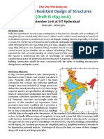 Earthquake Resistant Design of Structures: (Draft IS 1893-2016)