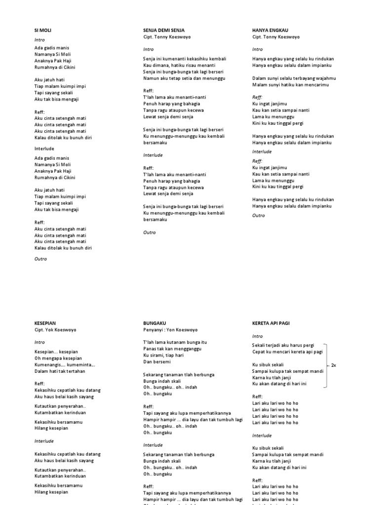 Lirik Pdf Pdf