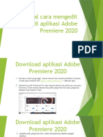 Tutorial Cara Mengedit Video Di Aplikasi Adobe Premiere..., PPTX