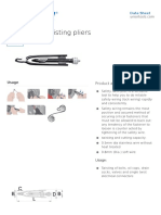 Safety Wire Twisting Pliers: Product Attributes Usage