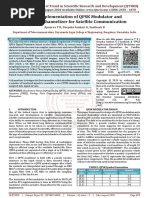 FPGA Implementation of QPSK Modulator and Transmit Channelizer For Satellite Communication