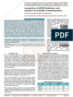 FPGA Implementation of QPSK Modulator and Transmit Channelizer For Satellite Communication