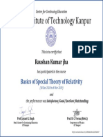 Indian Institute of Technology Kanpur: Raushan Kumar Jha