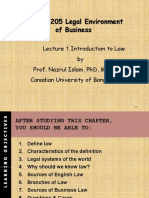 ALD 2205 Legal Environment of Business ALD 2205 Legal Environment of Business