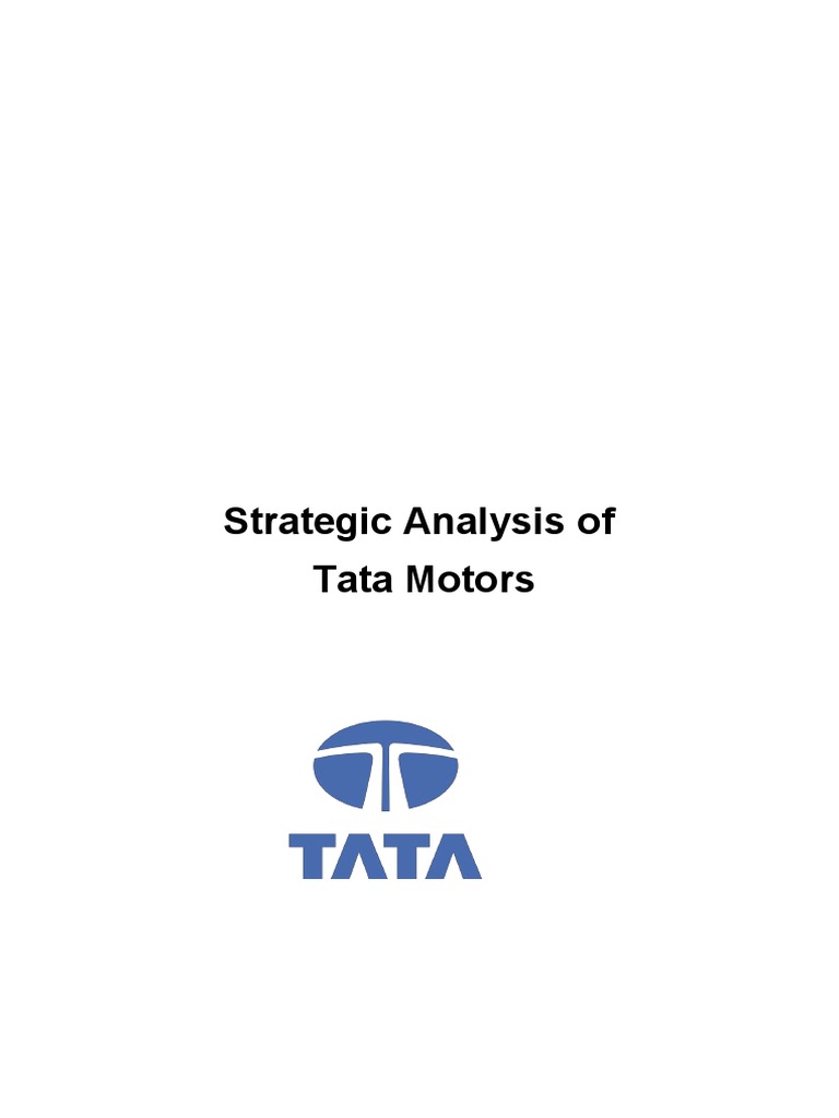 Analysis of Tata Motors | PDF