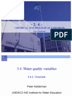 Water Quality Variables & Monitoring