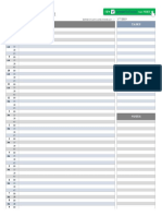 2019 Daily Planner Template