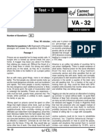 VA-32 Revision Test 3 With Solutions PDF