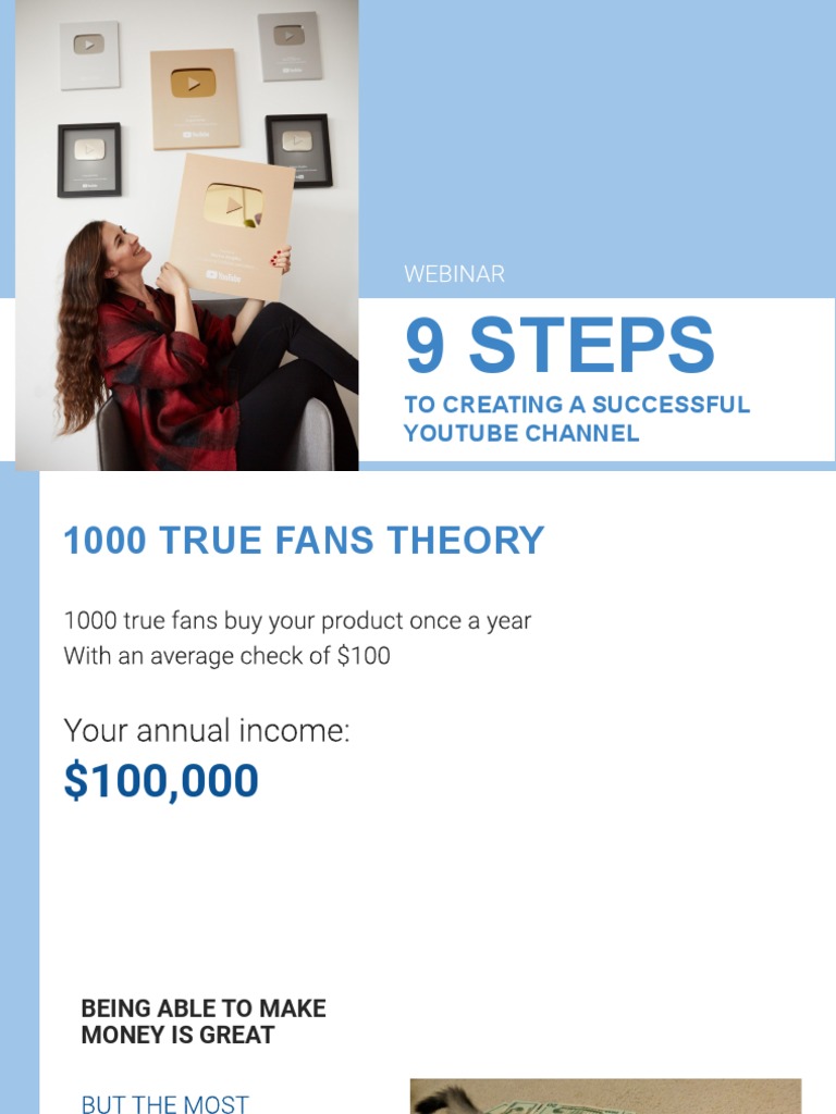 9 Steps to a Successful YouTube Channel | PDF