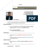 Resume Summary for MBA Marketing Professional