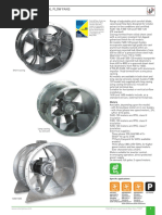 THGT Series: Cylindrical Cased Axial Flow Fans