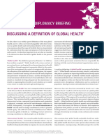 Discussing A Definition of Global Health PDF