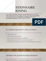 Questionnaire Scale