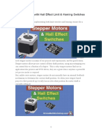 Stepper Motor with Hall Effect Limit