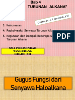 Bab 4 Senyawa Turunan Alkana - Created by Ignatia F. Sari Indah PDF