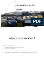 Dr David Southern discusses intensive care admission criteria