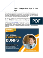SAP-C01 Dumps - Pass Your Exam by Dumpshq