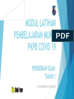 Cover Modul Latihan Pembelajaran Murid PKPB Covid 19