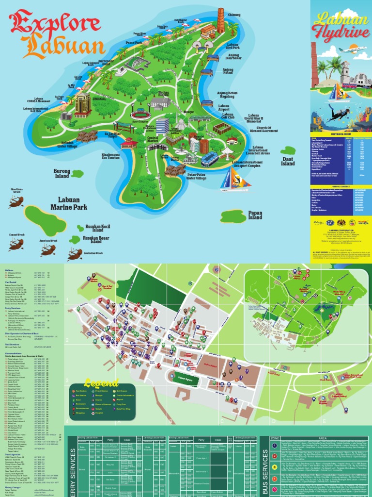 Labuan Travel Guide and Map | PDF | Transport | Business