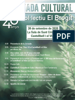 Programa Del 40è Aniversari D'el Brogit