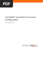 Sonicos 6 5 Security Configuration PDF