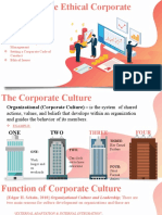 The Ethical Corporate Culture